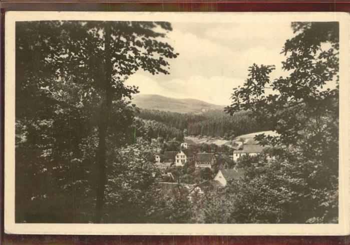 Winterstein Emsetal Thueringen Blick nach dem Otterbach