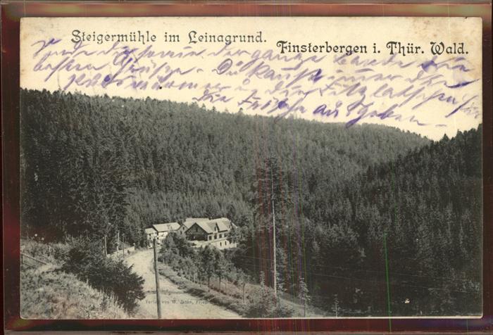 Finsterbergen Steigermühle im Leinagrund