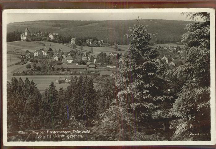 Finsterbergen Blick vom Hainfelsen