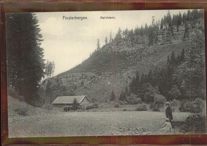 Finsterbergen Blockhütte u.Hainfelsen