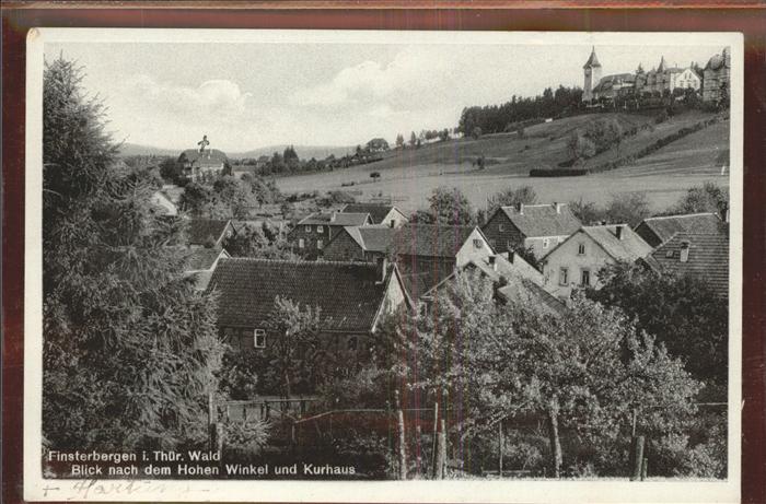 Finsterbergen Blick nach dem Hohen Winkel u.Kurhaus
