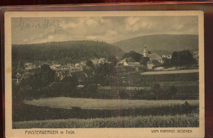 Finsterbergen Blick vom Kurhaus