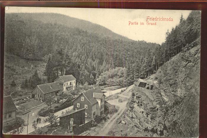 Friedrichroda Partie im Grund