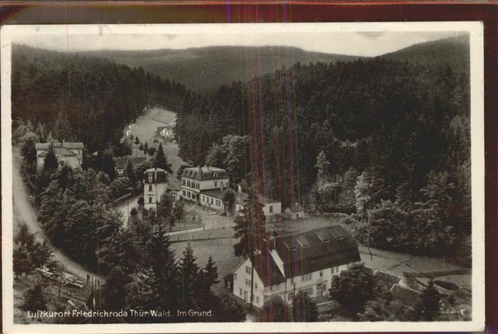 Friedrichroda Partie im Grund