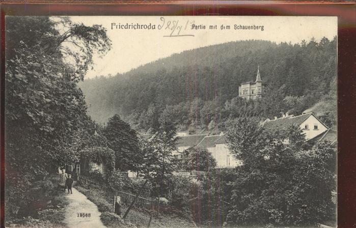 Friedrichroda Partie mit dem Schauenberg