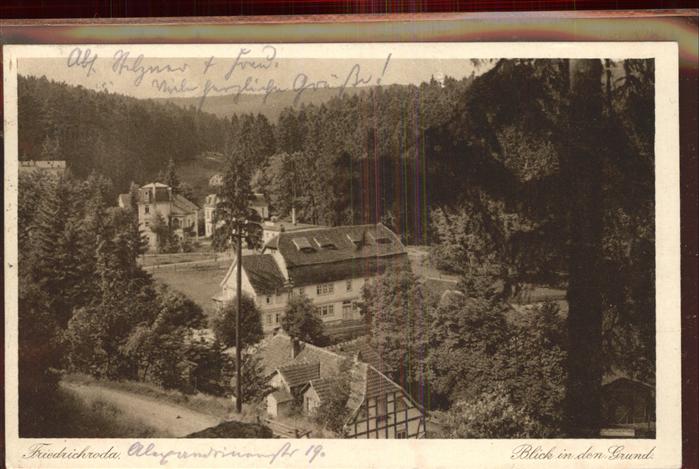 Friedrichroda Partie im Grund