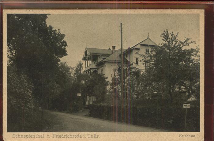 Friedrichroda Hotel u.Pension  Kurhaus Schnepfenthal