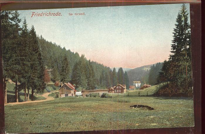 Friedrichroda Partie im Grund