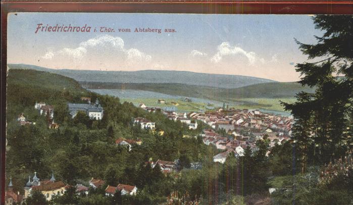 Friedrichroda Blick vom Abtsberg