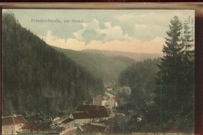 Friedrichroda Partie im Grund