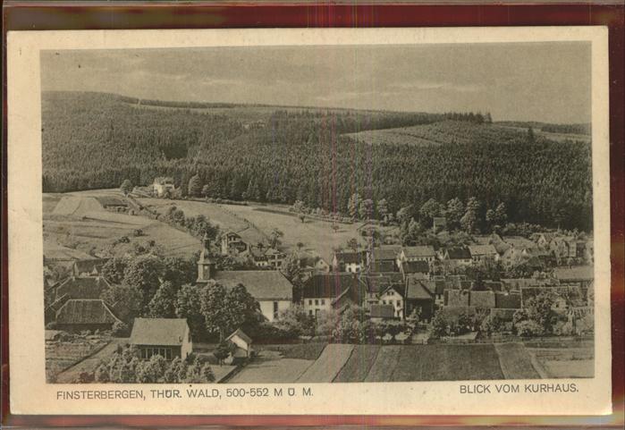 Finsterbergen Blick vom Kurhaus Felsenstein