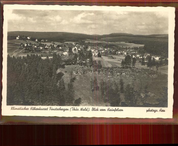 Finsterbergen Blick vom Hainfelsen