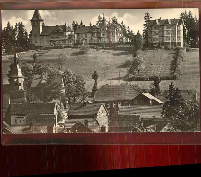 Finsterbergen Blick aufs Kurhaus Felsenstein