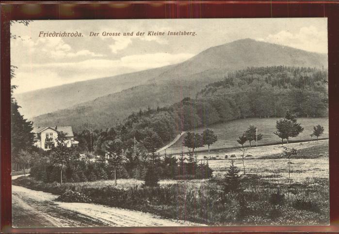Friedrichroda Der Grosse u.Kleine Inselsberg