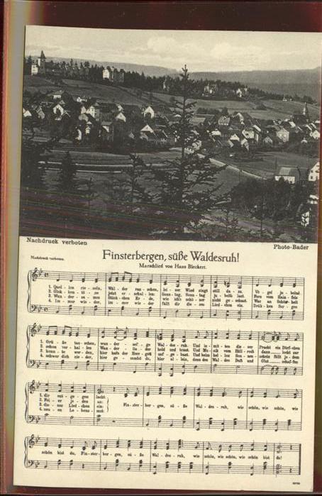 Finsterbergen Finstenberger Lied