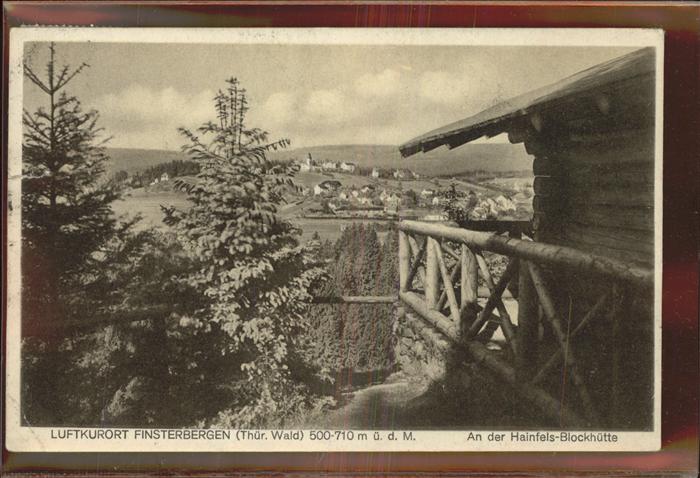 Finsterbergen An der Hainfels-Blockhütte