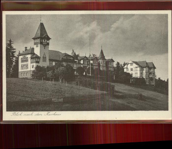 Finsterbergen Blick auf das Kurhaus