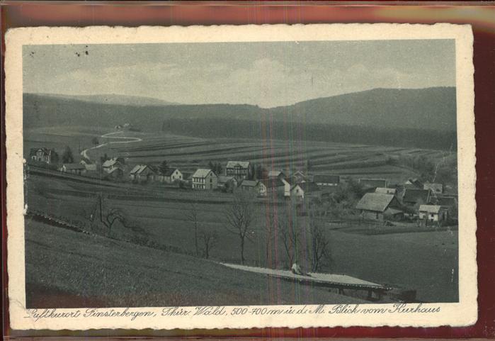 Finsterbergen Blick vom Kurhaus