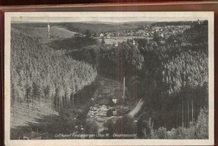 Finsterbergen Blick von der Felsenkanzel