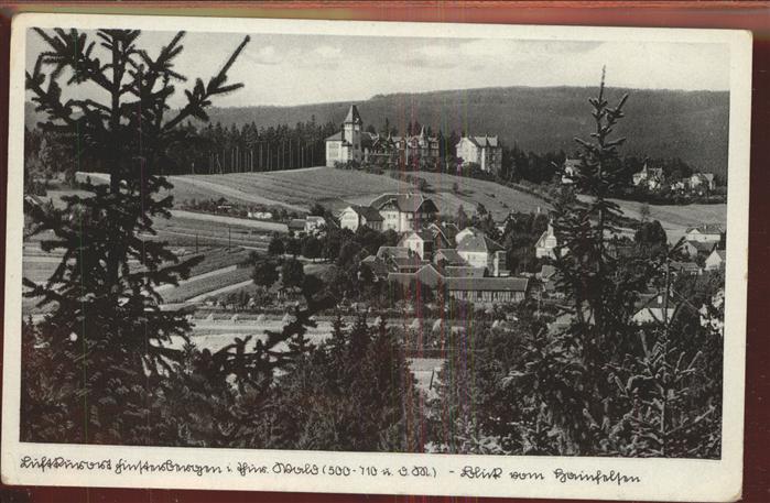 Finsterbergen Blick vom Hainfelsen