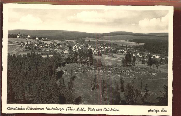Finsterbergen Blick vom Hainfelsen
