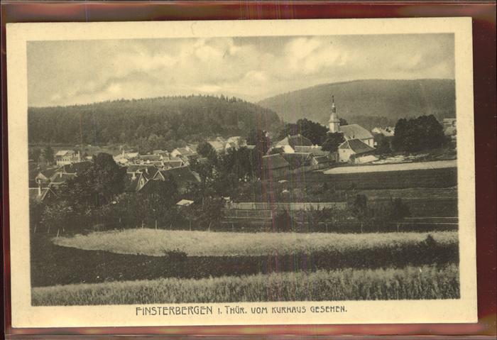 Finsterbergen Blick vom Kurhaus