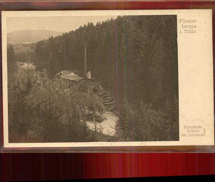 Finsterbergen Schneidemühle im Leinatal