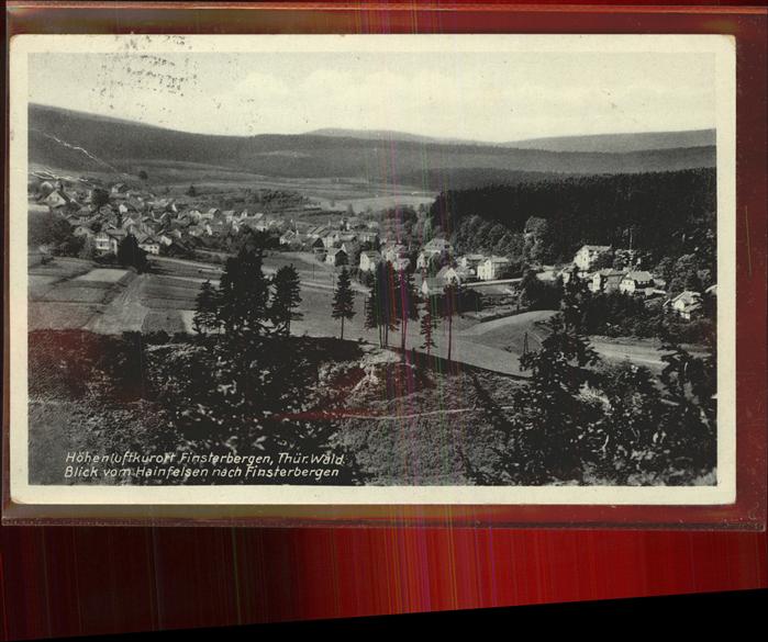 Finsterbergen Blick vom Hainfelsen