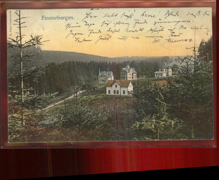 Finsterbergen Blick zu den Villen am Steiger