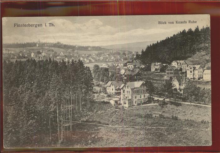 Finsterbergen Blick von Knaufs Ruhe