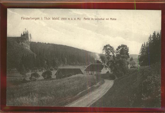 Finsterbergen Partie im Leinatal mit Mühle