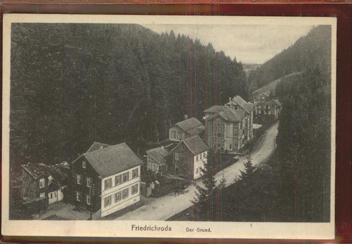 Friedrichroda Partie im Grund