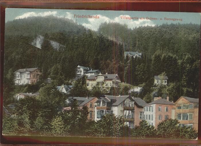 Friedrichroda Villenpartie am Grünen-u.Herzogsweg