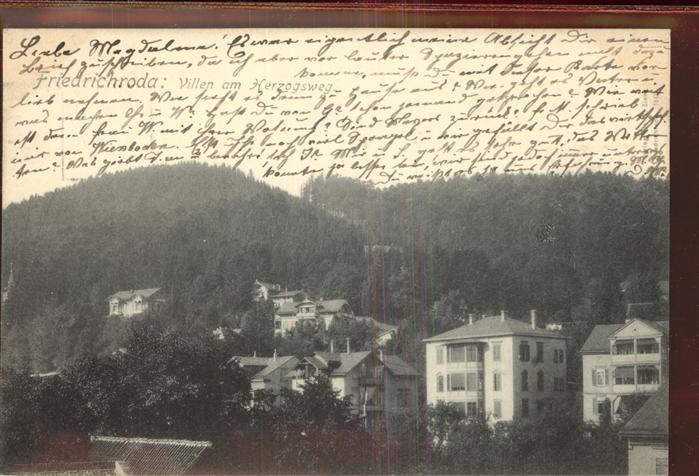 Friedrichroda Villen am Herzogsweg