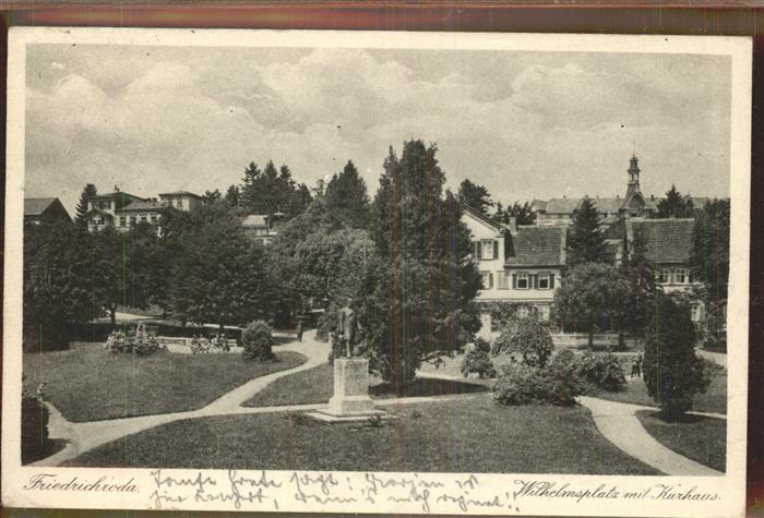Friedrichroda Wilhelmsplatz Kurhaus