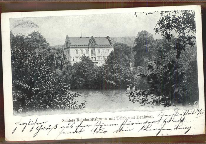 Reinhardsbrunn Schloss Teich