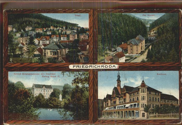 Friedrichroda Kurhaus Der Grund Schloss Reinhardsbrun
