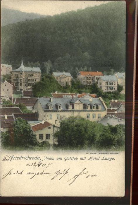 Friedrichroda Villen am Gottlob Hotel Lange