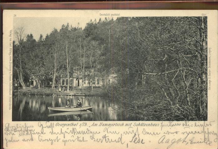 Georgenthal Am Hammerteich Schuetzenhaus