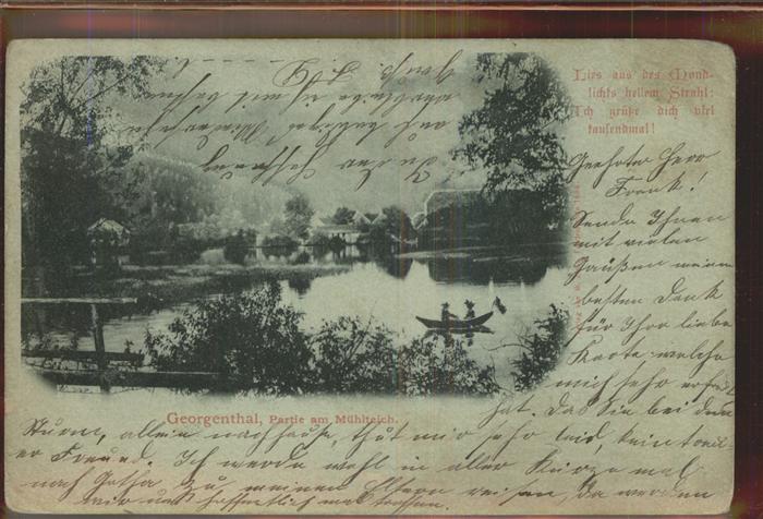 Georgenthal Partie am Mühlteich