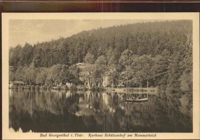 Georgenthal Kurhaus Schützenhof am Hammerteich