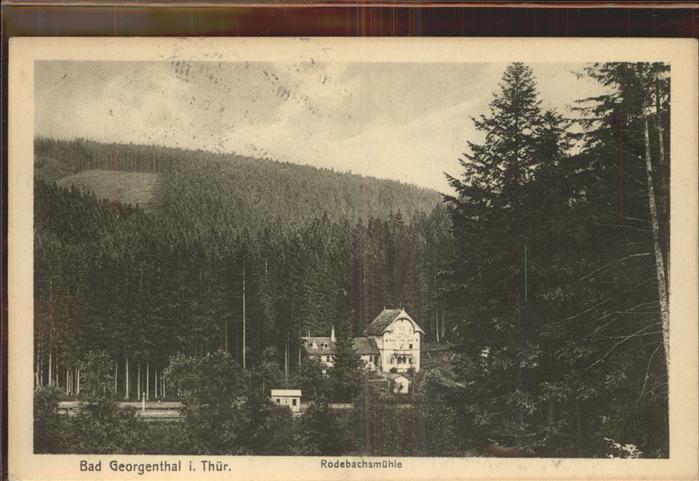 Georgenthal Rodebachsmühle