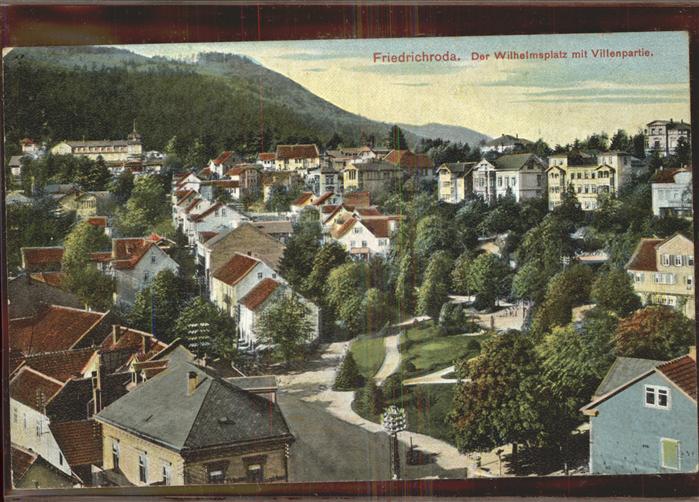 Friedrichroda Wilhelmsplatz Villenpartie