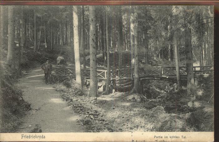 Friedrichroda Partie im kühlen Tal
