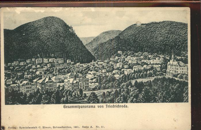 Friedrichroda Gesamtpanorama