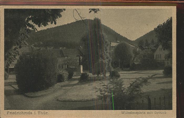 Friedrichroda Wilhelmsplatz Gottlob