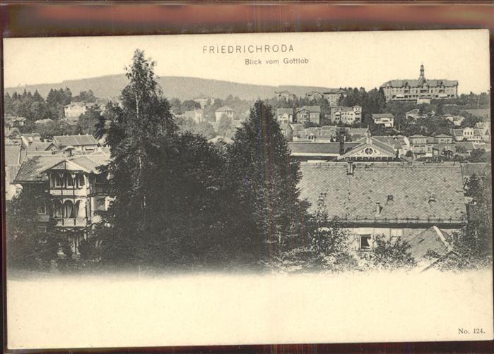 Friedrichroda Blick vom Gottlob