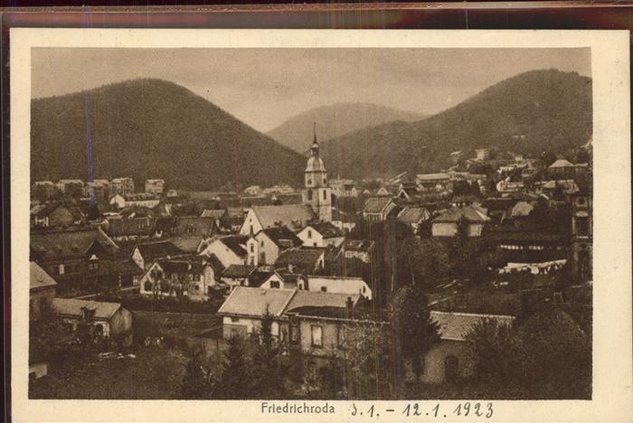 Friedrichroda Gesamtansicht