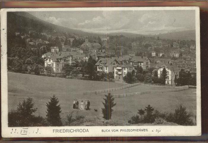 Friedrichroda Blick vom Philosophenweg