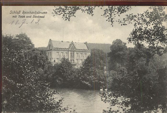 Reinhardsbrunn Schloß Teich